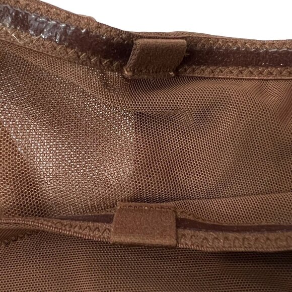 SKIMS Ultra Fine Mesh Strapless Bra Underwire Convertible 42D Jasper - Picture 10 of 13